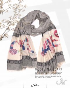 شال نخی ژاکارد شنل 1048M2 مشکی