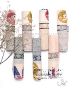 شال نخی ژاکارد شنل 1048M2 بهاره