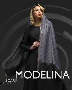 شال نخی ژاکارد لمه دارLV 1053