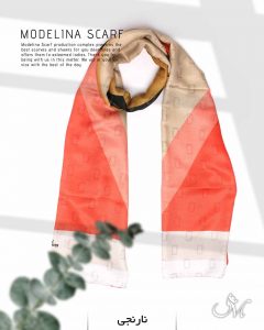 شال نخی مدلینا 1064 نارنجی