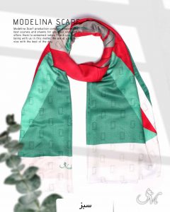 شال نخی مدلینا 1064 سبز