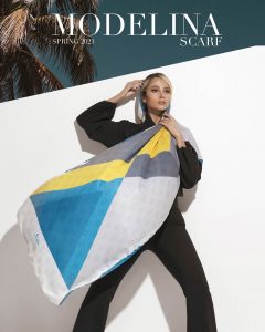 شال نخی مدلینا 1064