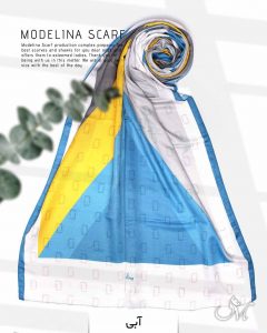 خرید شال نخی مدلینا 1064 آبی