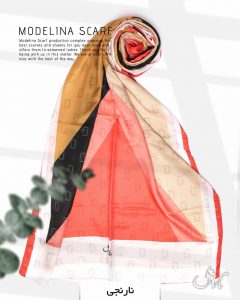 خرید شال نخی مدلینا 1064 نارنجی