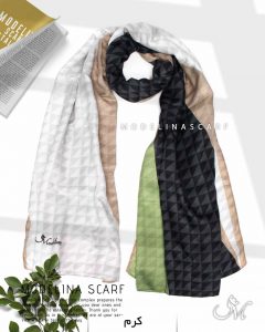 شال نخی مدلینا 1065 کرم