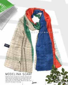 شال نخی مدلینا 1065 سبز