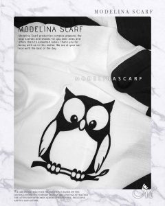 شال جغد 3تکه مدلینا 1066 بهاره