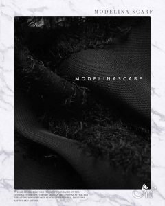 شال مشکی لاگرتا زبرا 1067 مجلسی