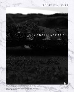 شال مشکی لاگرتا زبرا 1067 شیک