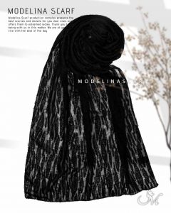شال مشکی لاگرتا چیتا 1068 بهاره