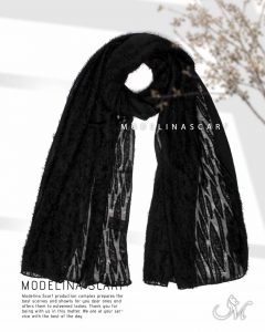 خرید شال مشکی لاگرتا چیتا 1068