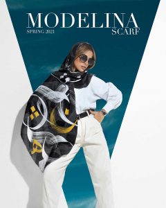 روسری نخی مدلینا 1072M11