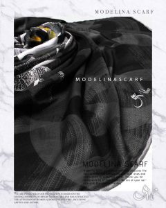 روسری نخی مدلینا 1072M11 تابستانه