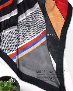 روسری نخی مدلینا 1072M14 طوسی