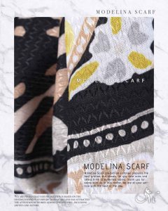 روسری نخی مدلینا 1072M2 تابستانه