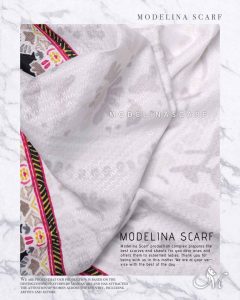 روسری نخی مدلینا 1072M3 زیبا