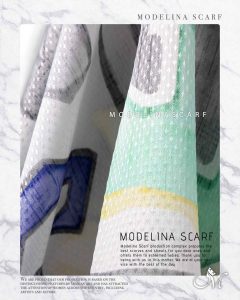 روسری نخی مدلینا 1072M7 بهاره