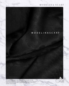 شال مشکی پلنگی 1074M2