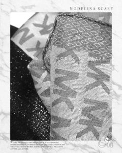 شال نخی لمه ژاکارد MK 1076 تابستانه