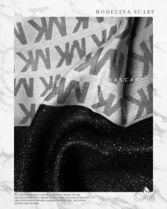 شال نخی لمه ژاکارد MK 1076 بهاره