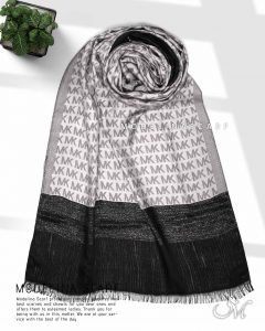 خرید شال نخی لمه ژاکارد MK 1076