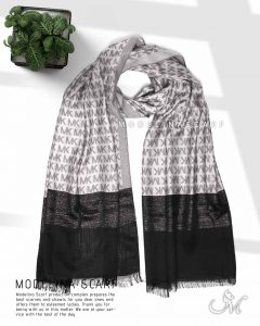 شال نخی لمه ژاکارد MK 1076