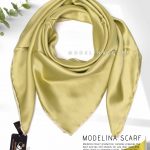 روسری ساتن ابریشم ترک قواره کوچک 400 ماشی روشن