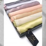 روسری ساتن ابریشم ترک قواره کوچک 400 شیک