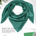 روسری ساتن ابریشم ترک قواره کوچک 400 یشمی