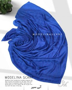 روسری لمه ژاکارد COACH 1040M3 آبی سیر