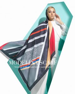 روسری نخی مدلینا 1072M14