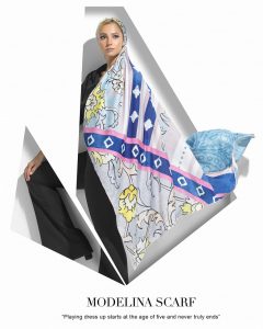 روسری نخی مدلینا 1072M15