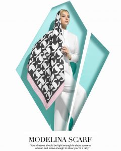 روسری نخی مدلینا 1072M18