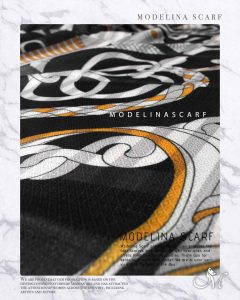 روسری نخی مدلینا M22 بهاره