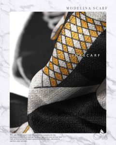 روسری نخی مدلینا M22 تابستانه