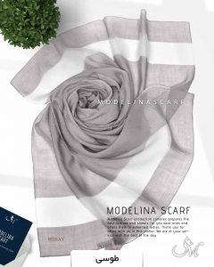 شال نخ ابریشم دستک حریر ترک1085 طوسی