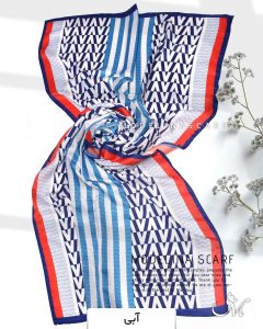 شال نخی مدلینا 1082 آبی