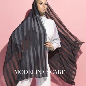 شال مشکی حریر نخ 1083