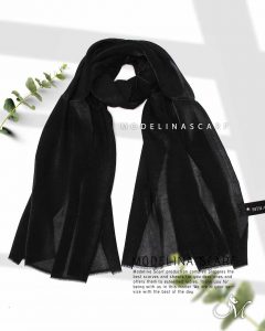 خرید شال مشکی نخ ابریشم ترک 1084