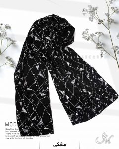 شال نخی مدلینا 1087 مشکی