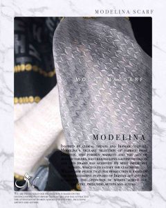 خرید روسری نخی مدلینا1092 مشکی