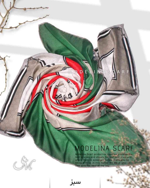 روسری نخی گوچی 1093 سبز