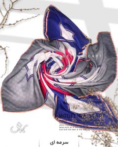 روسری نخی گوچی 1093 سرمه ای