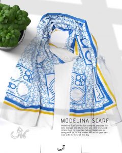 شال نخی Ferragamo 1094 آبی