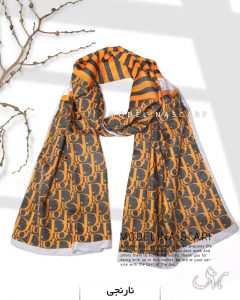 شال نخی DIOR 1100 نارنجی