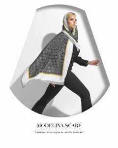 شال نخی فندی 888M30