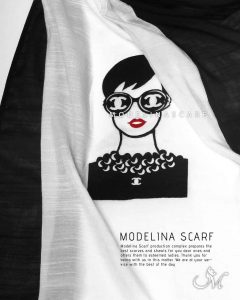 خرید شال فانتزی 3تکه مدلینا