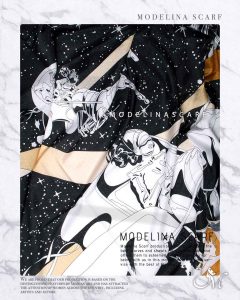 روسری نخی مدلینا M27 بهاره