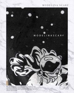 روسری نخی مدلینا M27 تابستانه