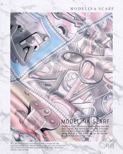 خرید روسری نخی مدلینا M24